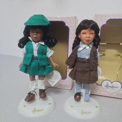 Set of 2 Dolls. African American Girl Scout Effanbee
