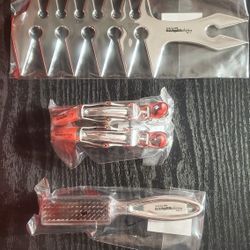 New BabylissPro Chrome/silver Trio Essentials