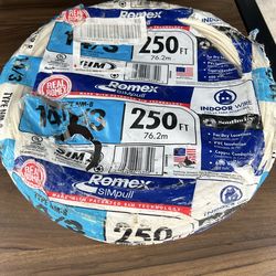 Romex SIMpull 14/3NM-WGX250 Building Wire, 600 V, Copper