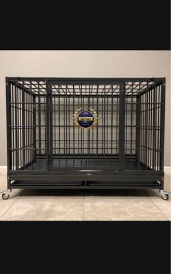 Dog pet cage kennel size 48” xl with grid and tray new in box 📦