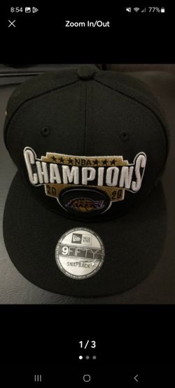 LAKER CHAMPIONS HAT SNAP BACK ( James & AD)