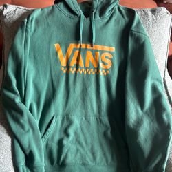 Vans green hoodie