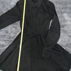 Black Express Long Sleeve Dress