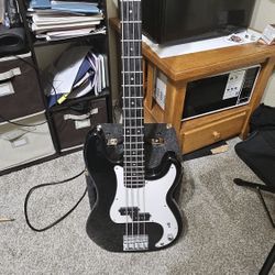 Bass Guitar W/amp and Gig Bag