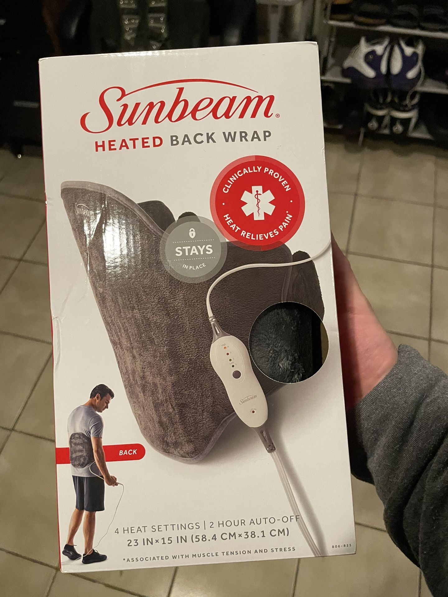 Sunbeam back warmer 