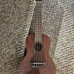 Luna Tattoo Ukulele + Gig Bag