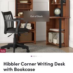 Writing Desk And Book Case For Sale