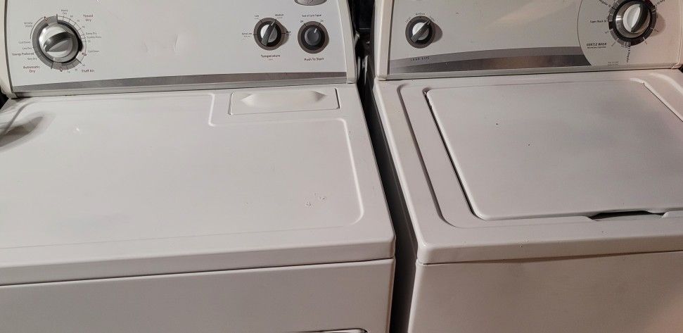 WHIRLPOOL WASHER AND DRYER WILL DELIVER AND HOOK UP