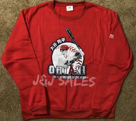 Los Angeles angels of Anaheim shohei ohtani Stadium giveaway pull over sweater