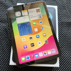 Apple IPad Mini 6th Gen. 256GB, WiFi, 8.3”, Space Gray With Extras