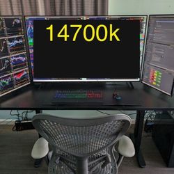 55"4K + Desktop: Intel 14-700K , AORUS Z790 Elite X wifi 7, 48 DDR5, 2TB m.2