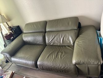Leather sofa