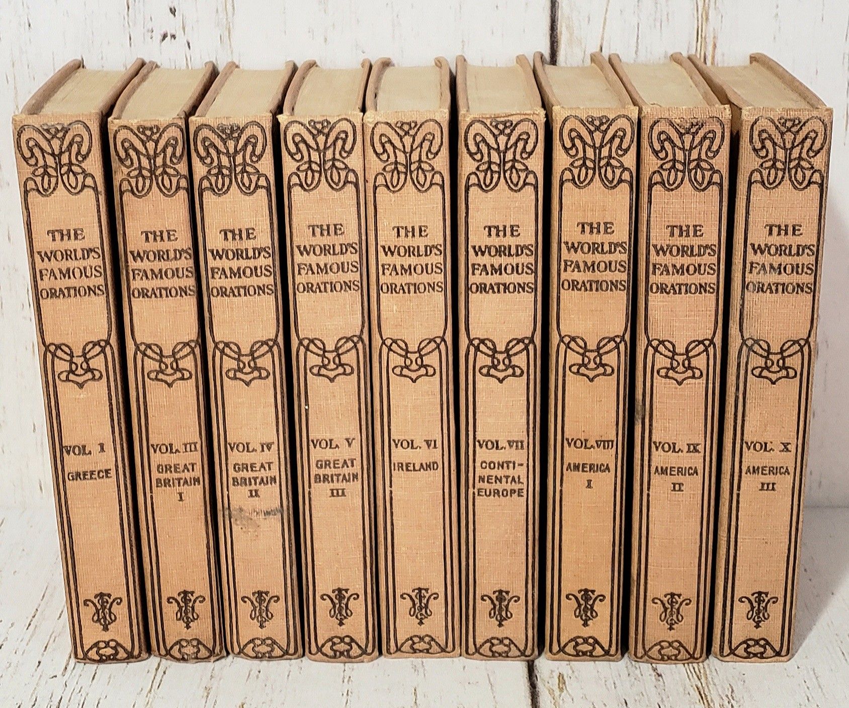 The World’s Famous Orations William Jennings Brian 1906 Lot of 9