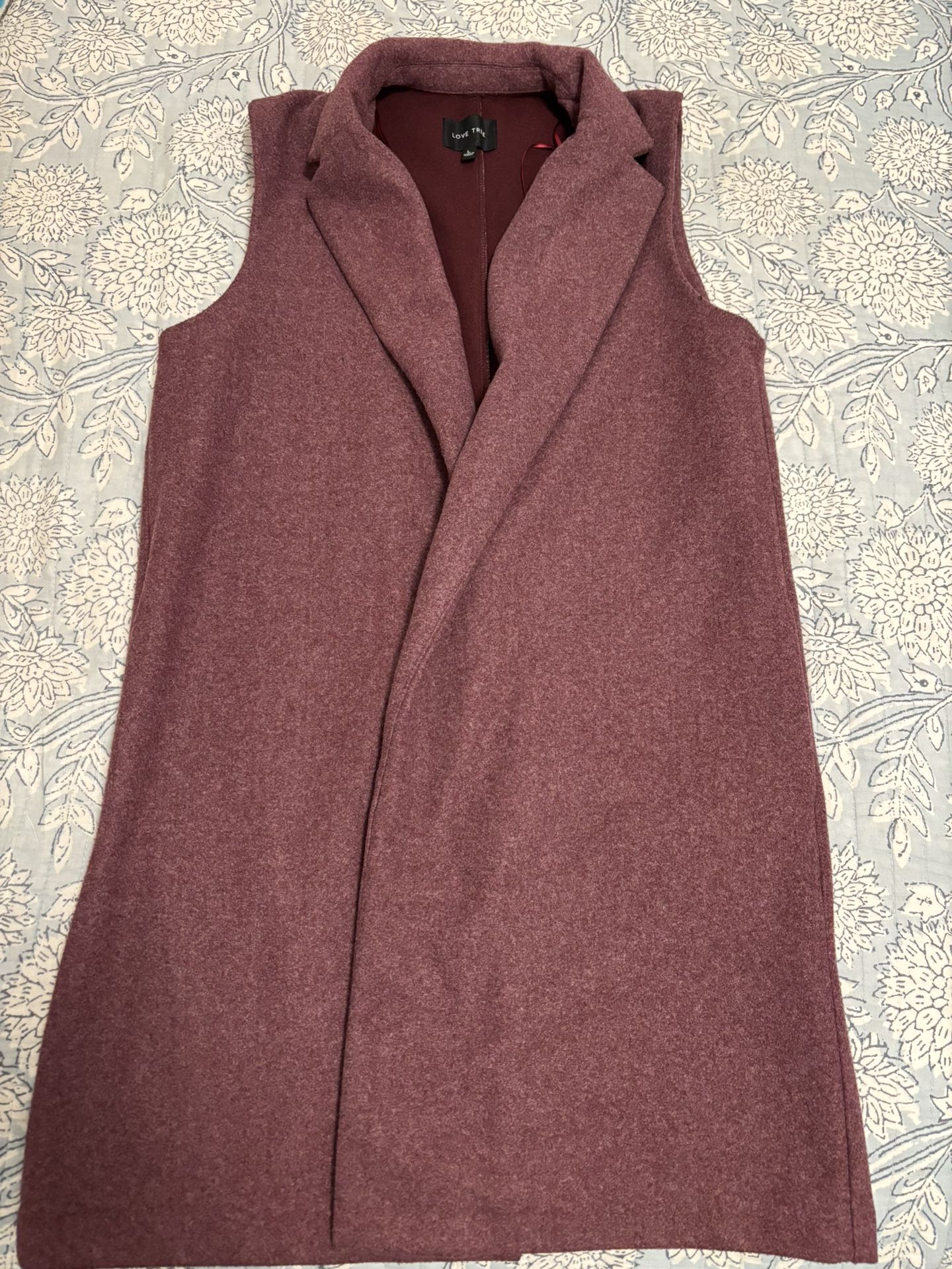 Burgundy Vest