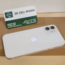 Apple iPhone 12 64 gb white color Unlocked Excellent Condition