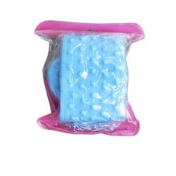 Silicone Blue Bath Back Scrubber 