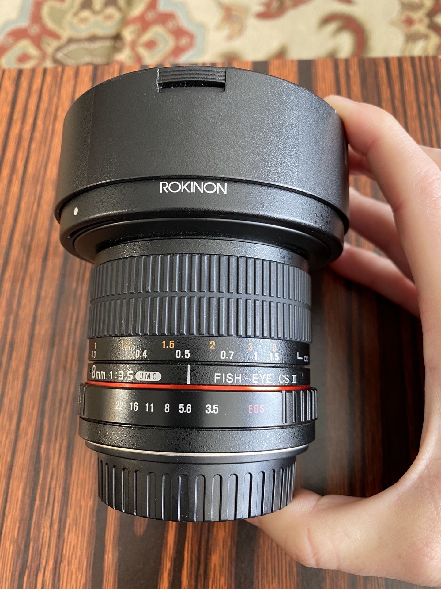 Rokinon 8mm f/3.5 HD Fisheye CS II Lens