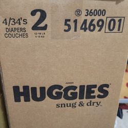 HUGGIES SNUG & DRY BRAND NEW SIZE 2 