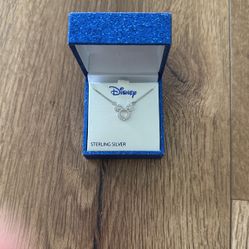 Mickey Mouse Sterling Silver Necklace