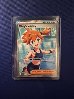 Misty’s Vitality Pokemon Trainer Card
