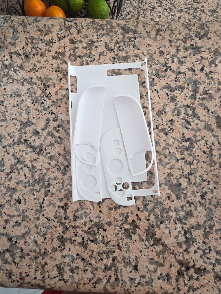 White Plastic Nintendo Switch 2 Case