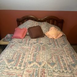 1970 All Wood Bedroom Set 