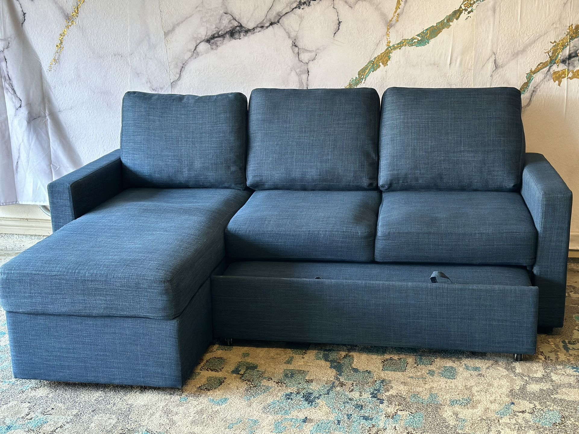Sectional Couch With Storage And Pull Out Bed