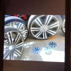 Five Lug Rim & Tires 