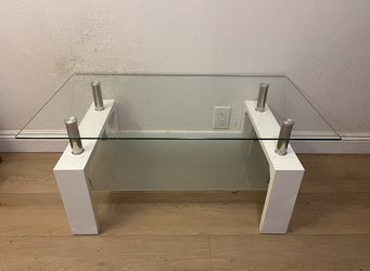 Modern Glass Coffee Table (Read Description)