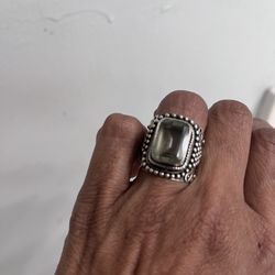 Artisan Sterling Silver Ring Size 6