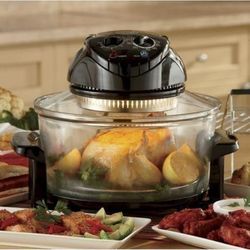 Ginny's Kitchenware 6in1 Halogen Turbo Convection 12.5 Quart, 1300 Watt Countertop Oven