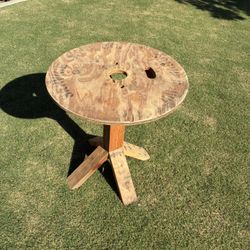 👷🏼‍♂️Industrial Reel End Table🔨