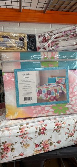 Mrs Bella Home King Size 6-Piece Sheet Set