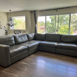 Leather couch SEAT SLEEVES ONLY