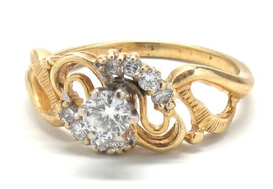 Ladies Diamond/14K Gold Engagement Ring