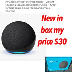 New echo dot with Alexa 🚨$30 firm pick up east Palmdale