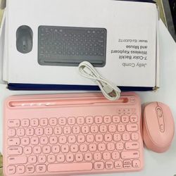 Jelly Comb 7-Color Backlit Wireless Keyboard and Mouse Model: ISJ-DJC01TZ
