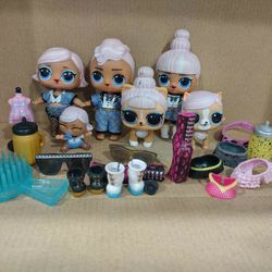 Lot of lol dolls, 