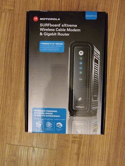 Motorola Surfboard SBG6580 Wireless Cable Modem Router Combo WiFi Dual Band