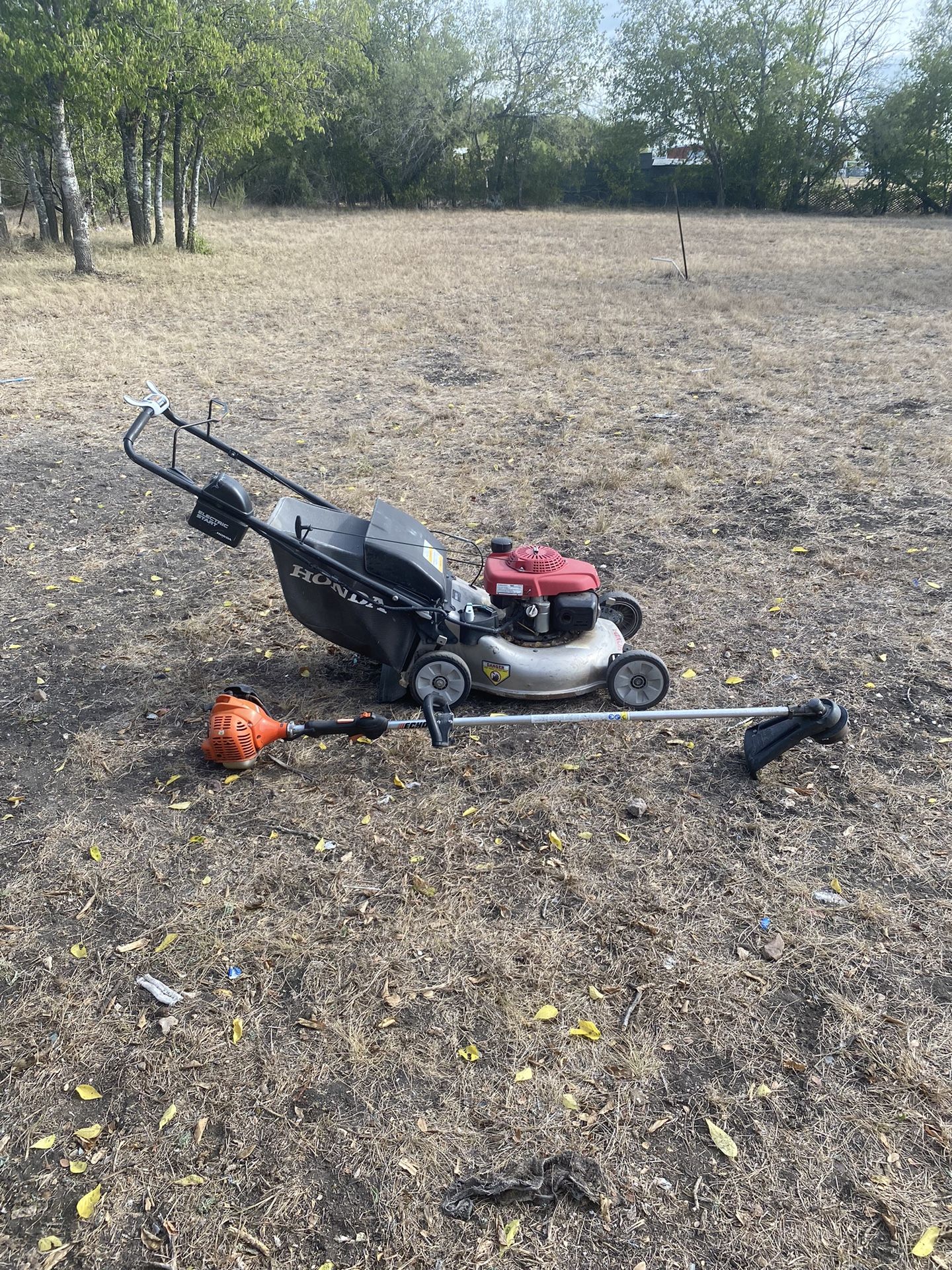 Lawn Mower And Weed Eater