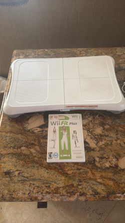 Nintendo Wii Balance Board with Wii Fit Plus disc
