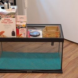 Small Glass Reptile Tank