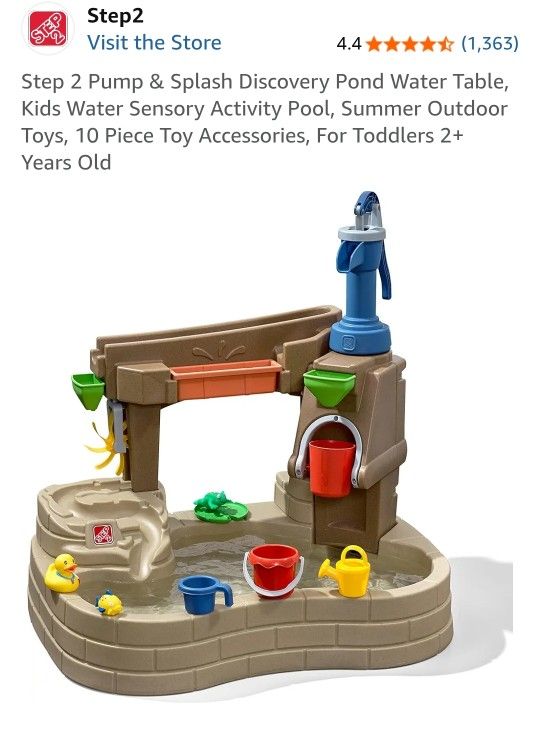 Step 2 Pump & Splash Discovery Pond Water Table