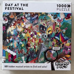 Big Potato Games - Day At The Festival - 1000 Piece Puzzle 