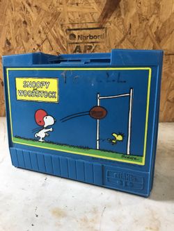 1970s peanuts thermos lunch box