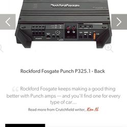 Rockford Fosgate Punch P325.1 