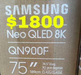 Samsung 75” 8K Neo QLED (QN75QN900F)