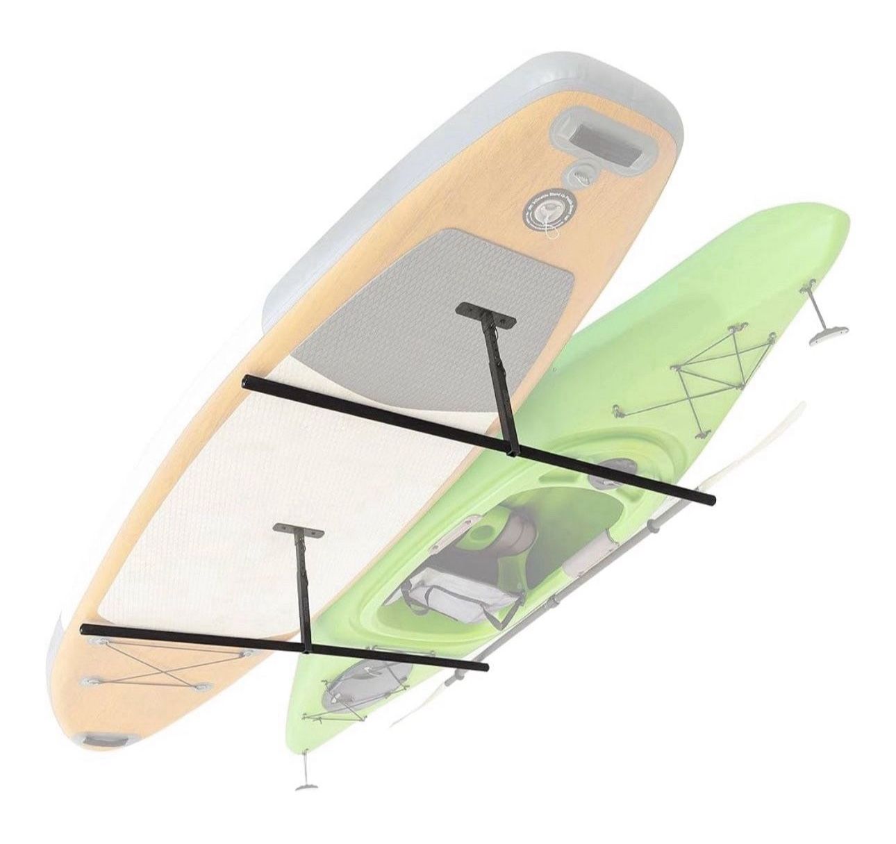 Kayak Garage Ceiling Mount Holds 2 Kayaks