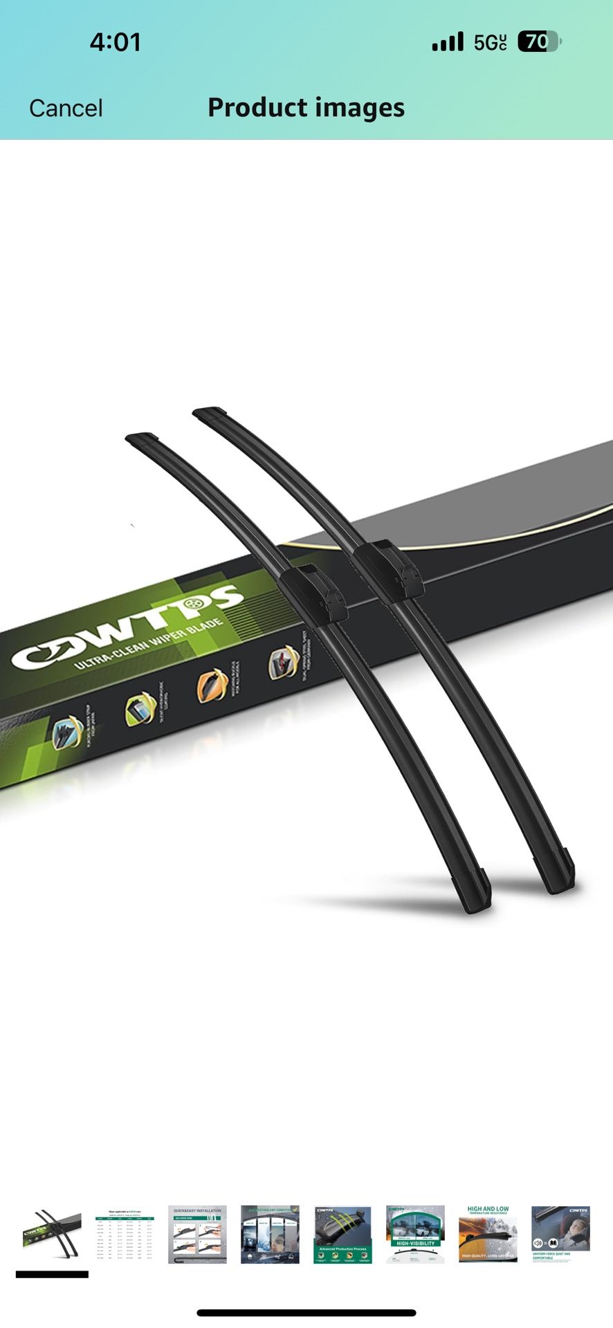 QX50 Infiniti Wiper blades!