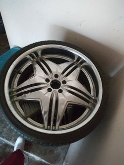 22inch. rims No Curb Check Brand. new Tires